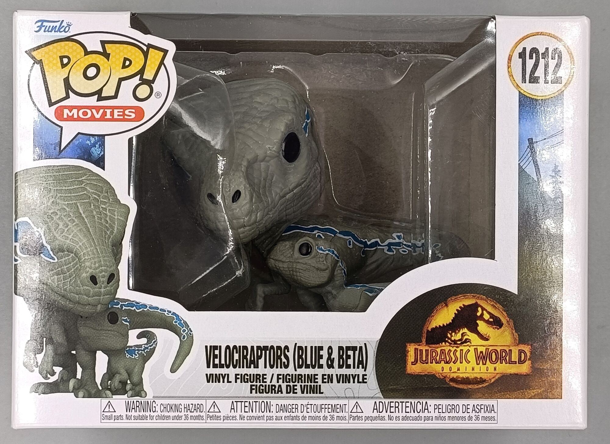 1212 Velociraptors Blue And Beta Jurassic World Dominion Funko Pops 5133