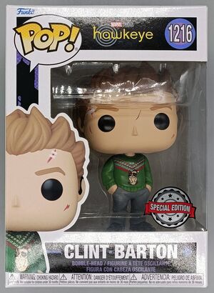 #1216 Clint Barton (Christmas) - Marvel Hawkeye - BOX DAMAGE