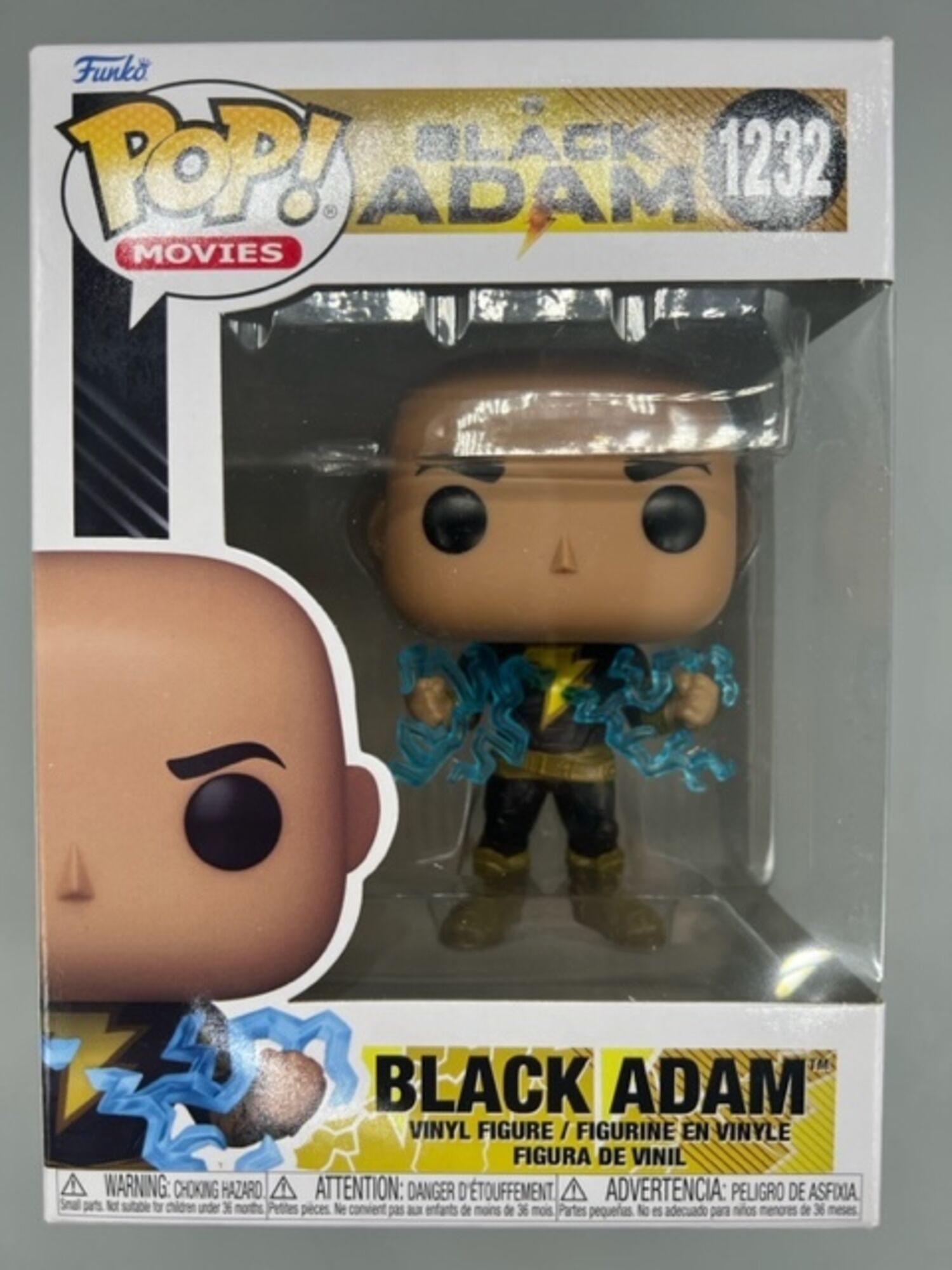 #1232 Black Adam (w/ Lightning) - Black Adam – Funko Pops