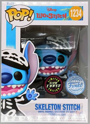 #1234 Skeleton Stitch - Glow Chase -  Disney Lilo & S DAMAGE