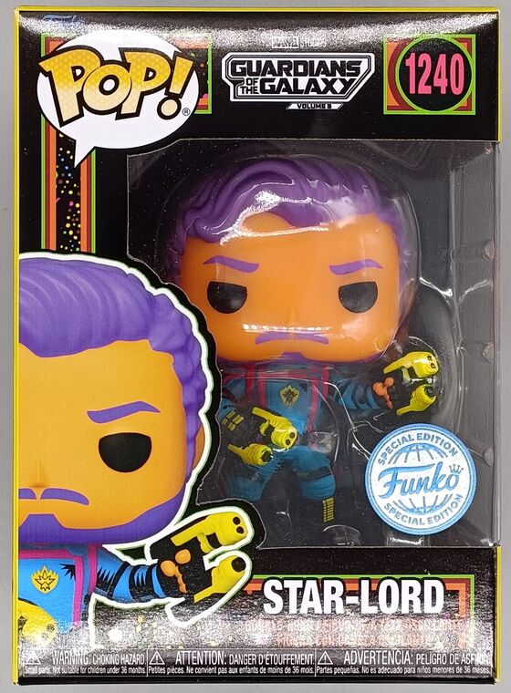 #1240 Star-Lord Blacklight Marvel Guardians Of Galaxy 3