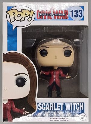 #133 Scarlet Witch - Marvel Captain America Ci - BOX DAMAGE