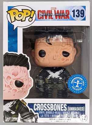 #139 Crossbones (Unmasked) Marvel Captain America BOX DAMAGE