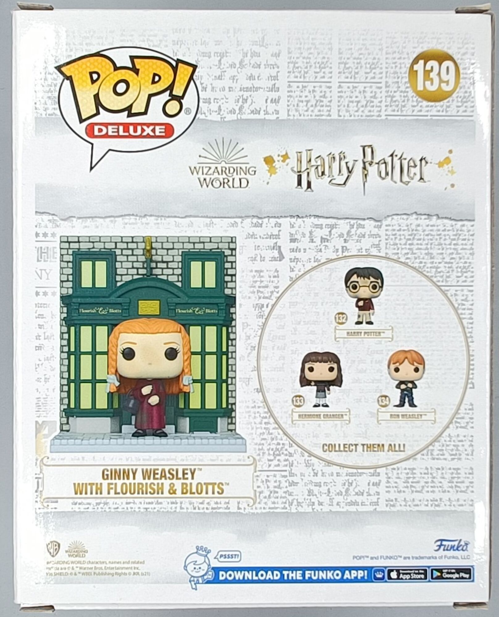 #139 Ginny Weasley (Flourish & Blotts) Deluxe Harry Potter – Funko Pops