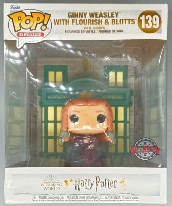 #139 Ginny Weasley (Flourish & Blotts) Deluxe Harry P DAMAGE