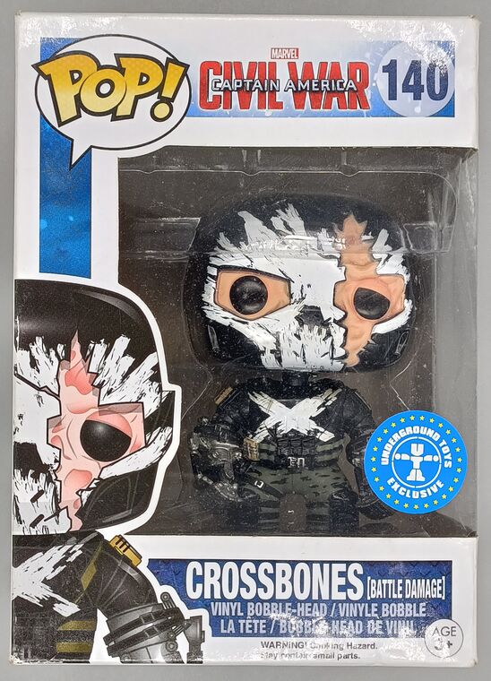 #140 Crossbones (Battle Damage) Marvel Captain Americ DAMAGE