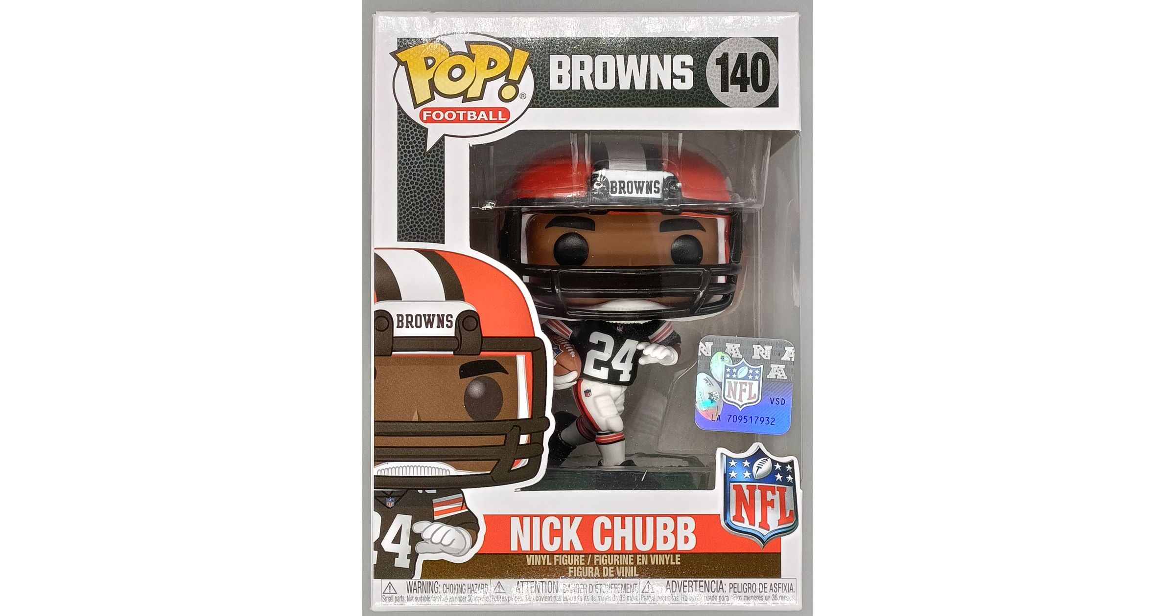 NFL Cleveland Browns Nick Chubb Funko Pop! Vinyl Figure