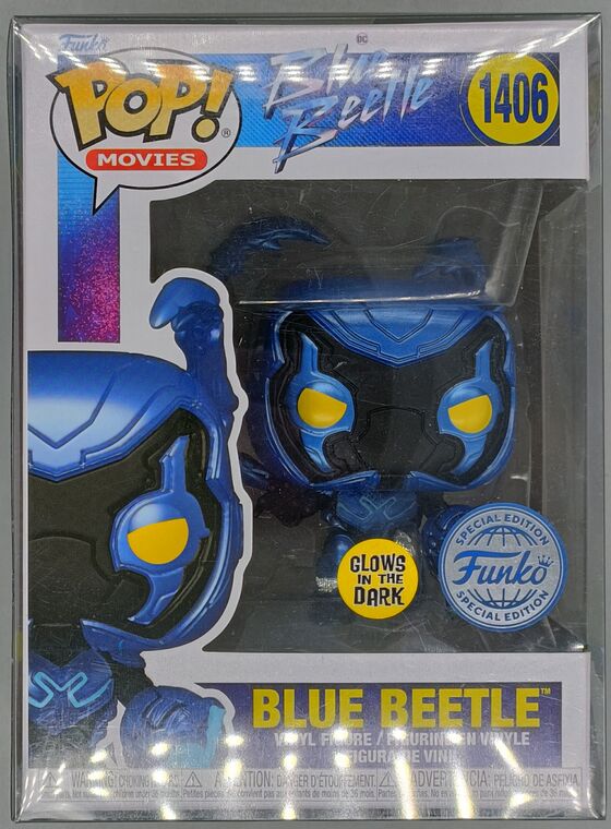 #1406 Blue Beetle (Glow) - DC Blue Beetle