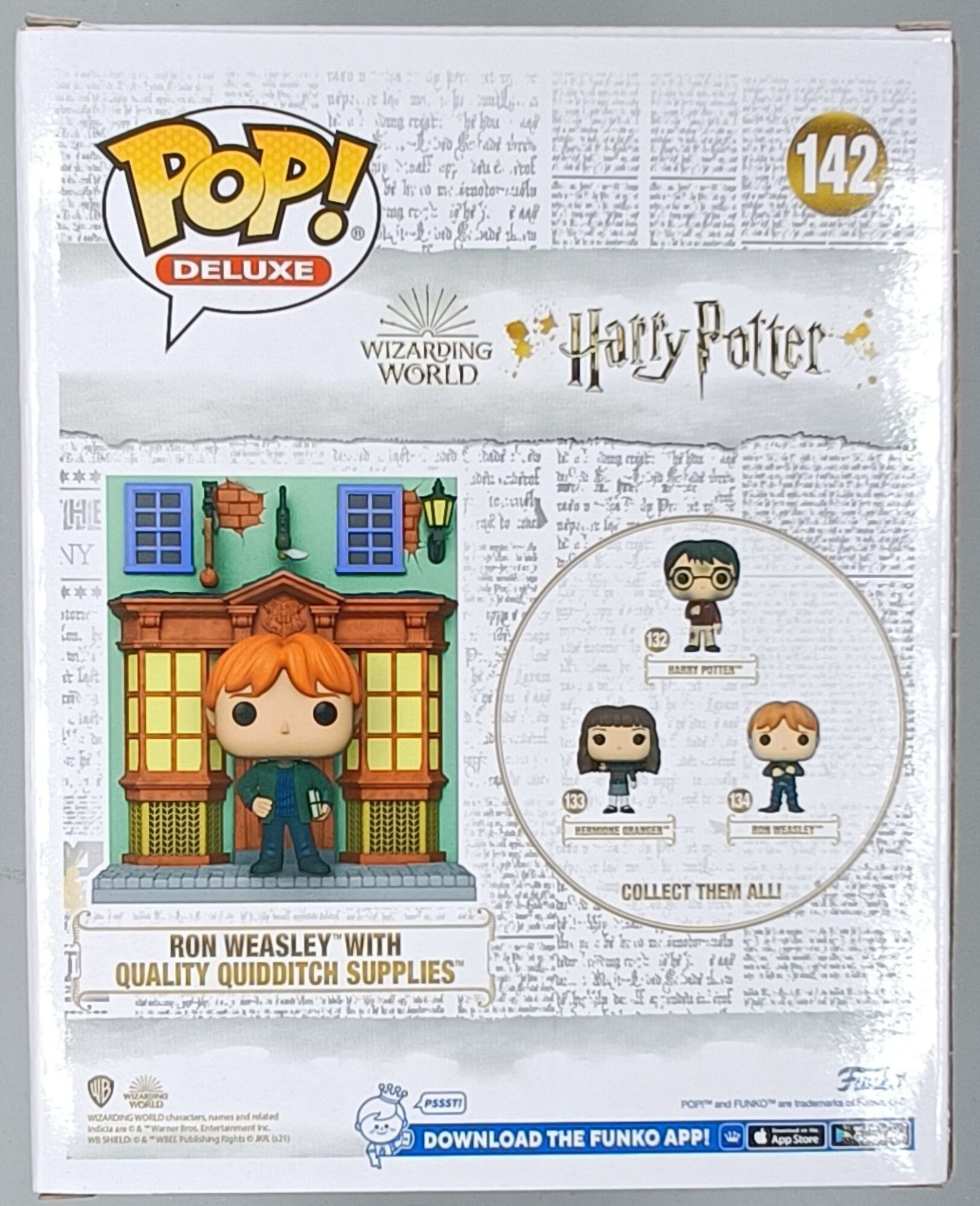 #142 Ron Weasley Quidditch Supplies Deluxe - Harry Potter – Funko Pops