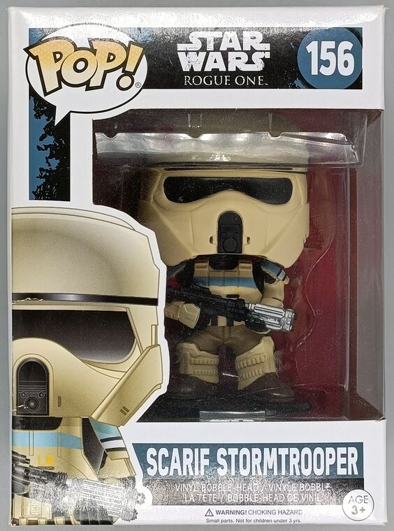 #156 Scarif Stormtrooper (Squad Leader) - Star Wars DAMAGED