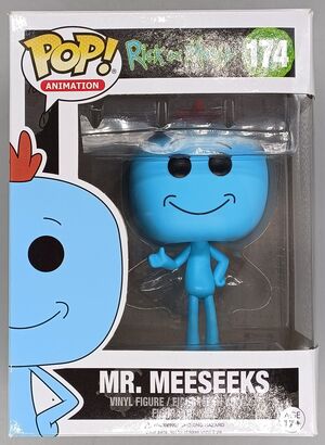 #174 Mr. Meeseeks - Rick and Morty - BOX DAMAGE