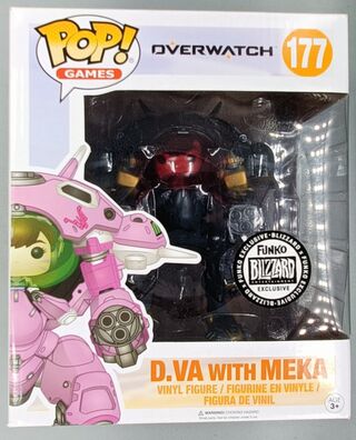 #177 D.Va with MEKA (Carbon Fiber) - 6 Inch - Overwatch