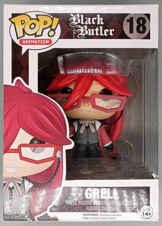 #18 Grell - Black Butler - BOX DAMAGE