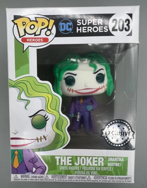 #203 The Joker (Martha Wayne) - DC Super Heroes - BOX DAMAGE