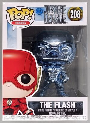 #208 The Flash (Blue) - Chrome - DC Justice League