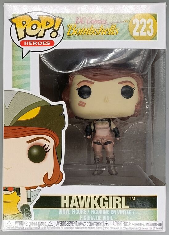 #223 Hawkgirl (Sepia) - DC Bombshells - BOX DAMAGE