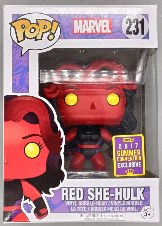 #231 Red She-Hulk - Marvel - 2017 Con