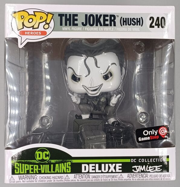 #240 The Joker (Hush) - Deluxe B&W - DC Jim Lee