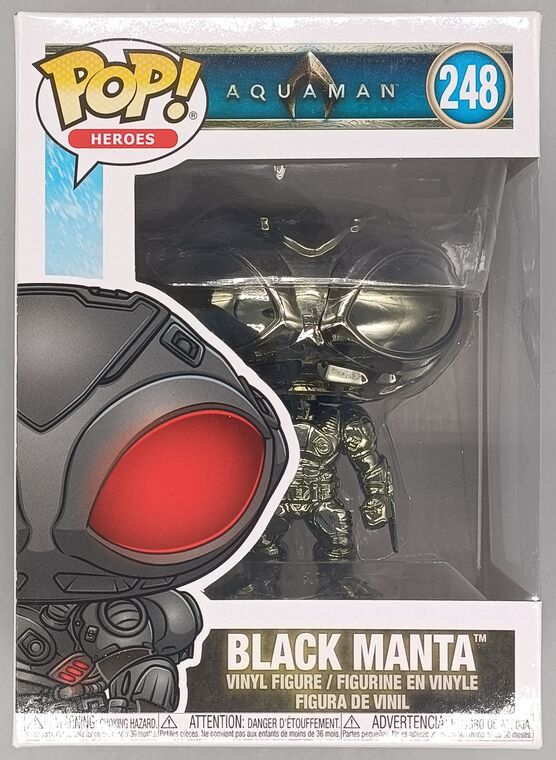 #248 Black Manta (Black) - Chrome - DC Aquaman