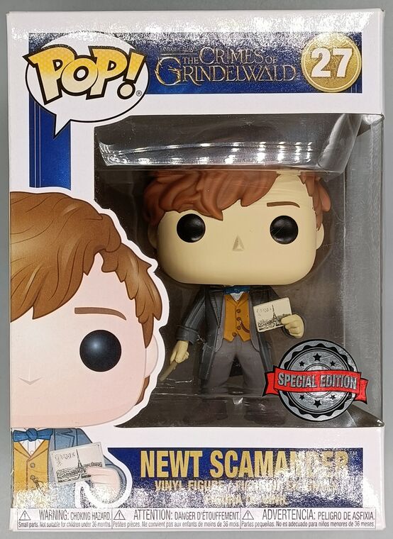 #27 Newt Scamander (w/ Postcard) - Fantastic Beasts DAMAGED