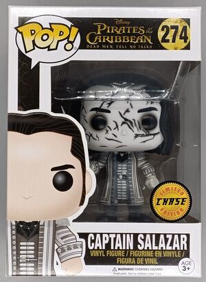 #274 Captain Salazar (Ghost) Chase Disney Pirates of the Car