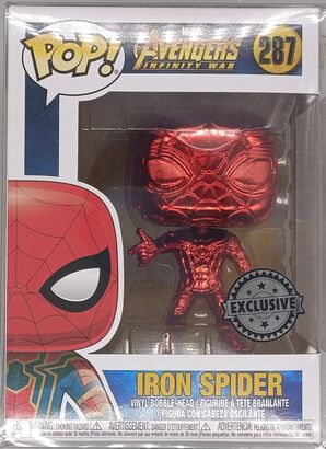 #287 Iron Spider (Red) - Chrome Marvel Avengers Infinity War