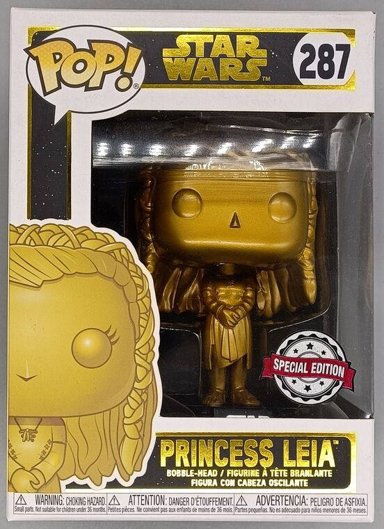 #287 Princess Leia (Ewok Village, Gold) Star Wars