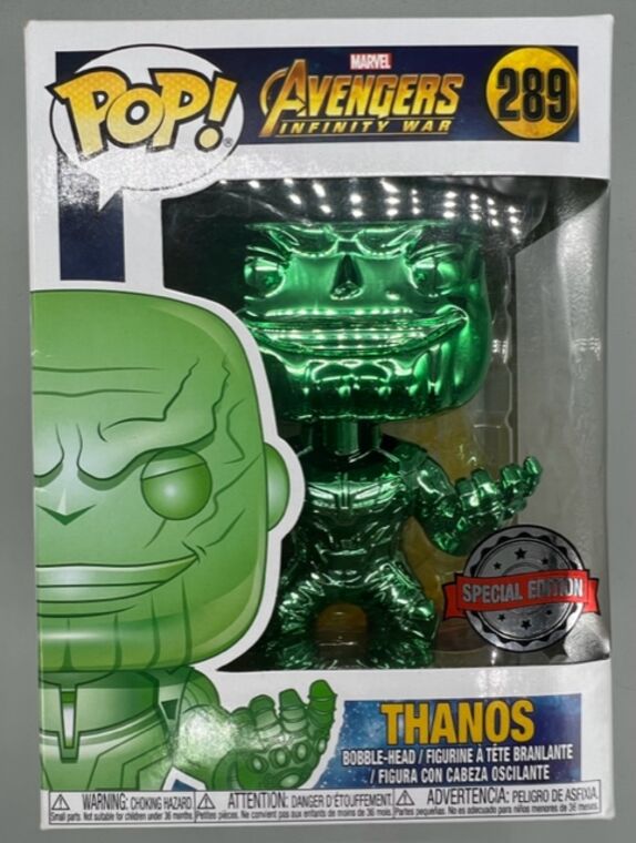 #289 Thanos (Green)  Chrome  Marvel Avengers Infinity DAMAGE