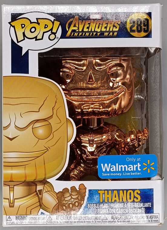 #289 Thanos (Orange) Chrome Marvel Avengers Infinity DAMAGE