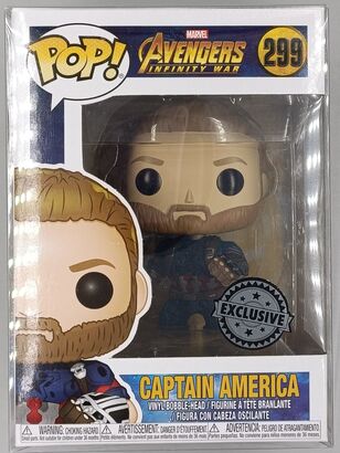 #299 Captain America (Action Pose) Marvel Avengers Infinity