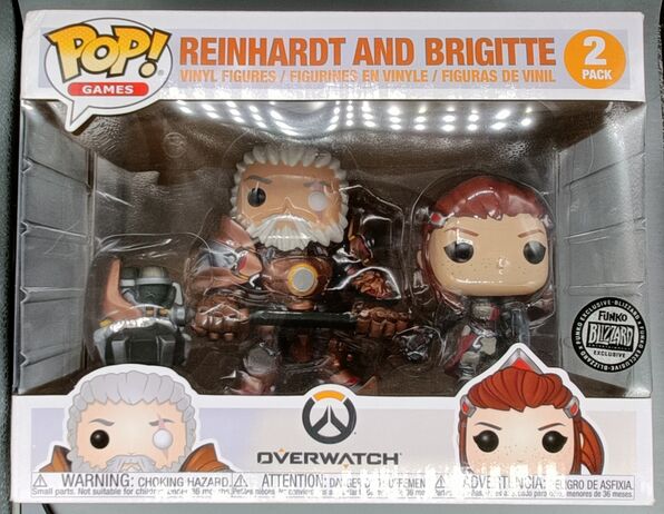 [2 Pack] Reinhardt and Brigitte - Overwatch - BOX DAMAGE