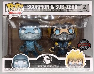 [2 Pack] Scorpion & Sub-Zero (Frozen/Flames) Mortal Kombat X