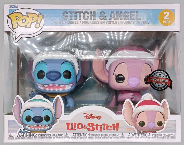 [2 Pack] Stitch & Angel (Winter) - Disney Lilo & Stitch