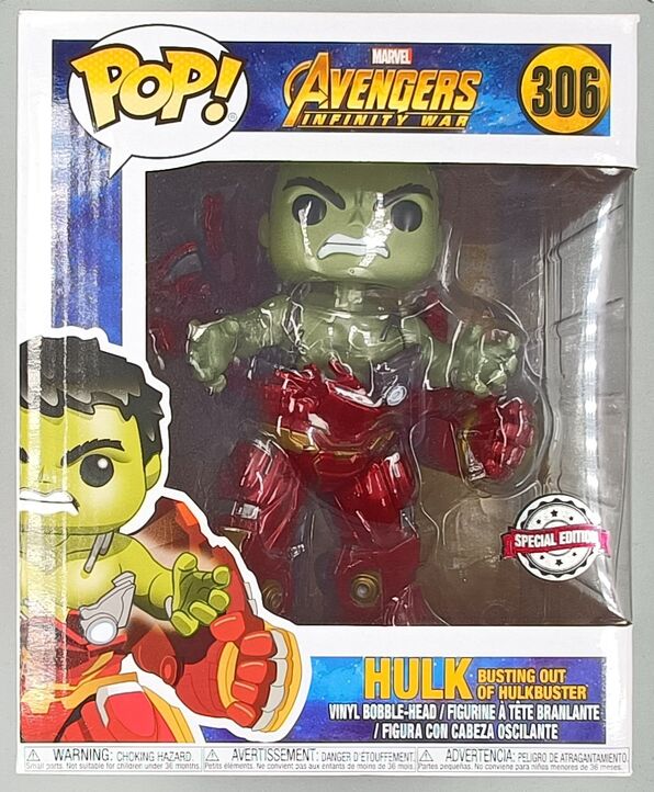 #306 Hulk (Busting Out of Hulkbuster) 6 Inch Marvel Avengers