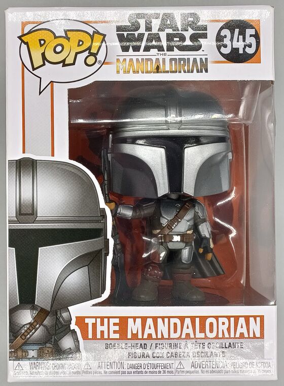 #345 The Mandalorian (w/ Beskar Armor) - Star Wars DAMAGED