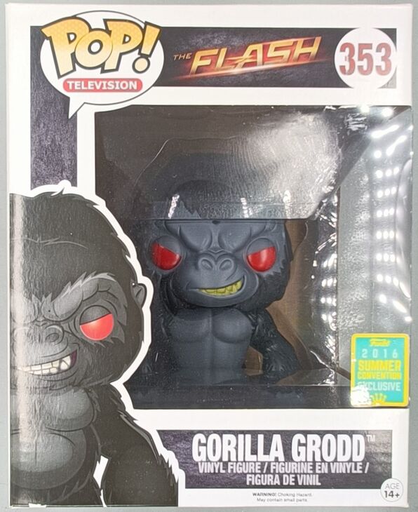 #353 Gorilla Grodd - 6 Inch - The Flash - 2016 Con DAMAGE