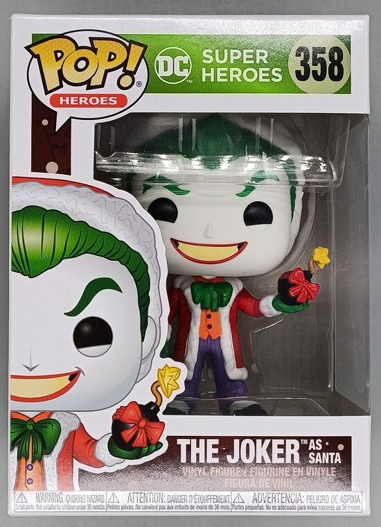 #358 The Joker (as Santa) - DC Super Heroes - Hol BOX DAMAGE