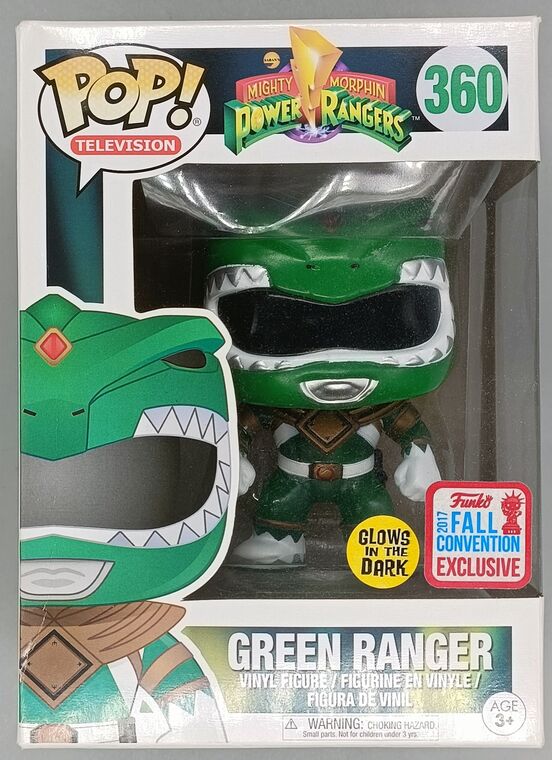 #360 Green Ranger - Glow - Power Rangers - 2017 C BOX DAMAGE