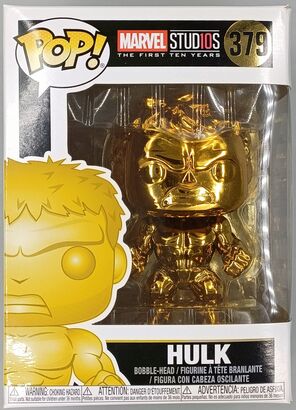 #379 Hulk (Gold) - Chrome - Marvel 10 Years