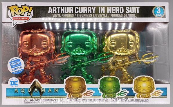 [3 Pack] Arthur Curry in Hero Suit - Chrome - DC