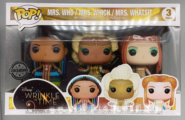 [3 Pack] Mrs. Who Mrs. Which Mrs. Whatsit Disney A Wrinkle I