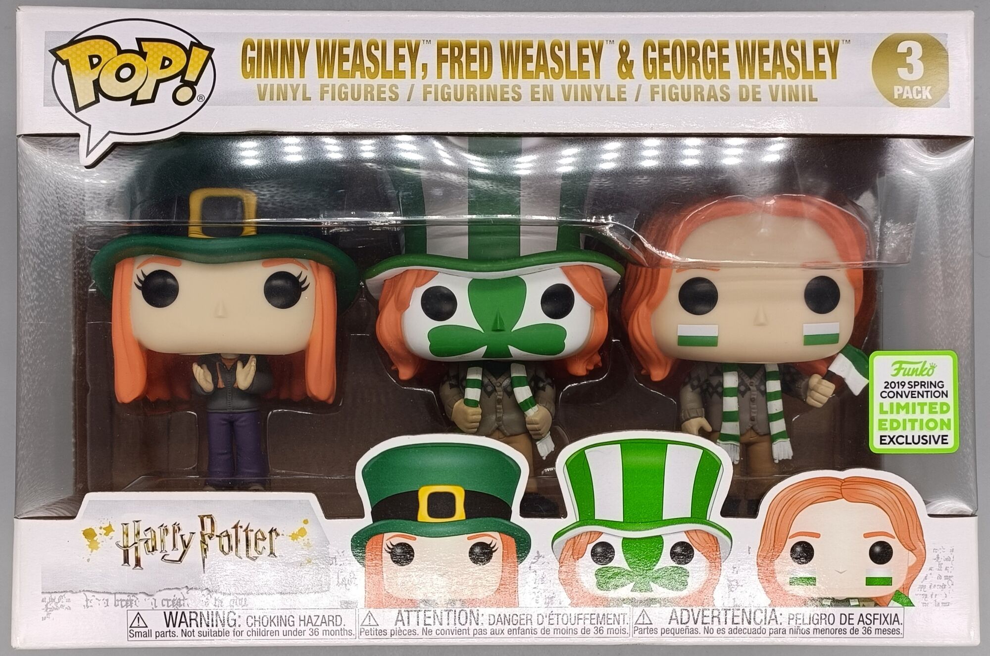 [3 Pack] Ginny Weasley, Fred Weasley & George Weasley (Quidd – Funko Pops