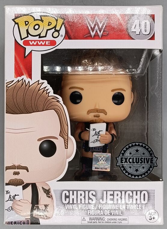 #40 Chris Jericho (Blue Boots) - WWE - BOX DAMAGE