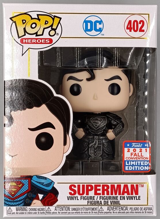 #402 Superman (Black) Metallic - DC - 2021 Con