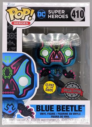 #410 Blue Beetle Glow - DC Super Heroes