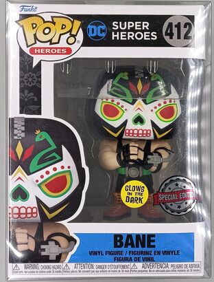 #412 Bane - Glow - DC Super Heroes Dia de Los Muertos