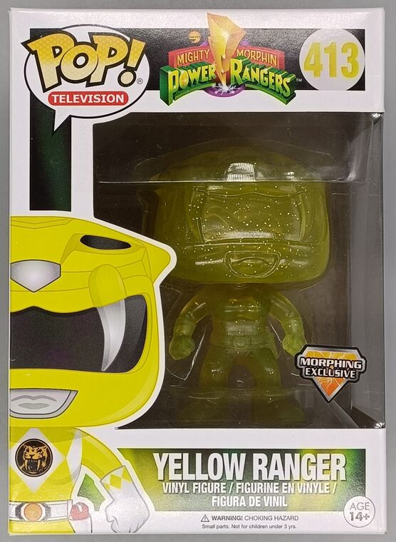 #413 Yellow Ranger (Morphing) - Power Rangers - BOX DAMAGE