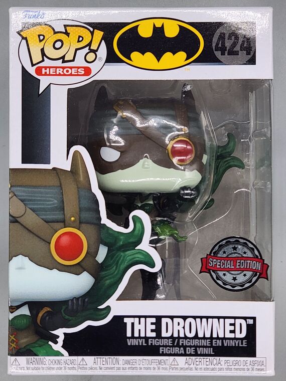 #424 The Drowned - DC Batman - BOX DAMAGE