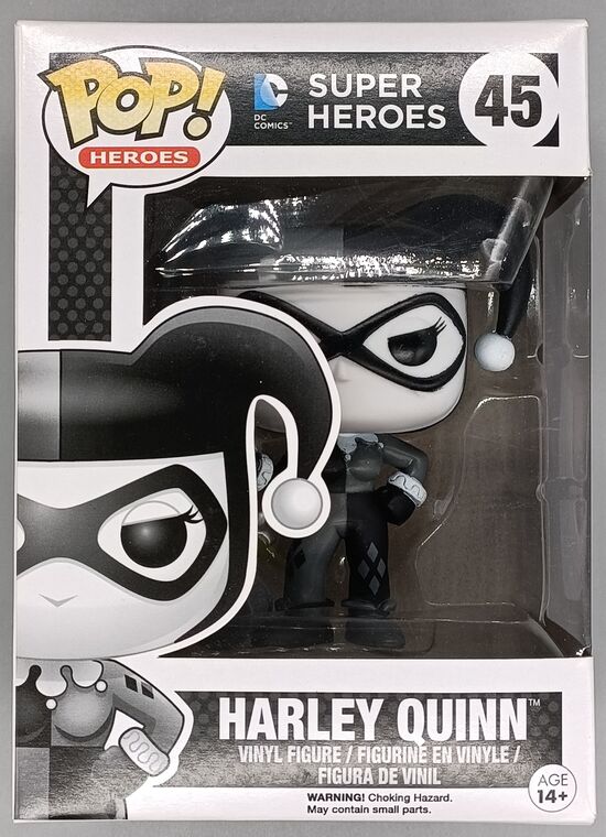 #45 Harley Quinn - B&W - DC Super Heroes