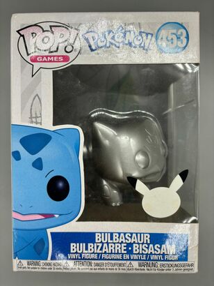 #453 Bulbasaur (Silver) - Metallic - Pokemon - BOX DAMAGE
